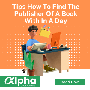 Tips how to find the publisher of a book with in a day