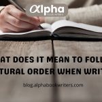 What Does It Mean To Follow A Natural Order When Writing?